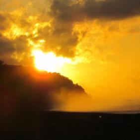Sunset on Piro Beach
